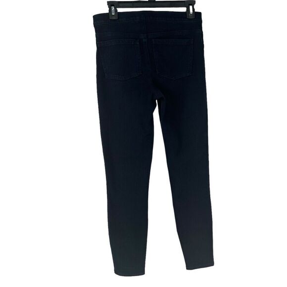 SPANX Jean Ish Leggings Size M Blue Classic Ankle Stretch Slimming Pull On Dark - Picture 6 of 8